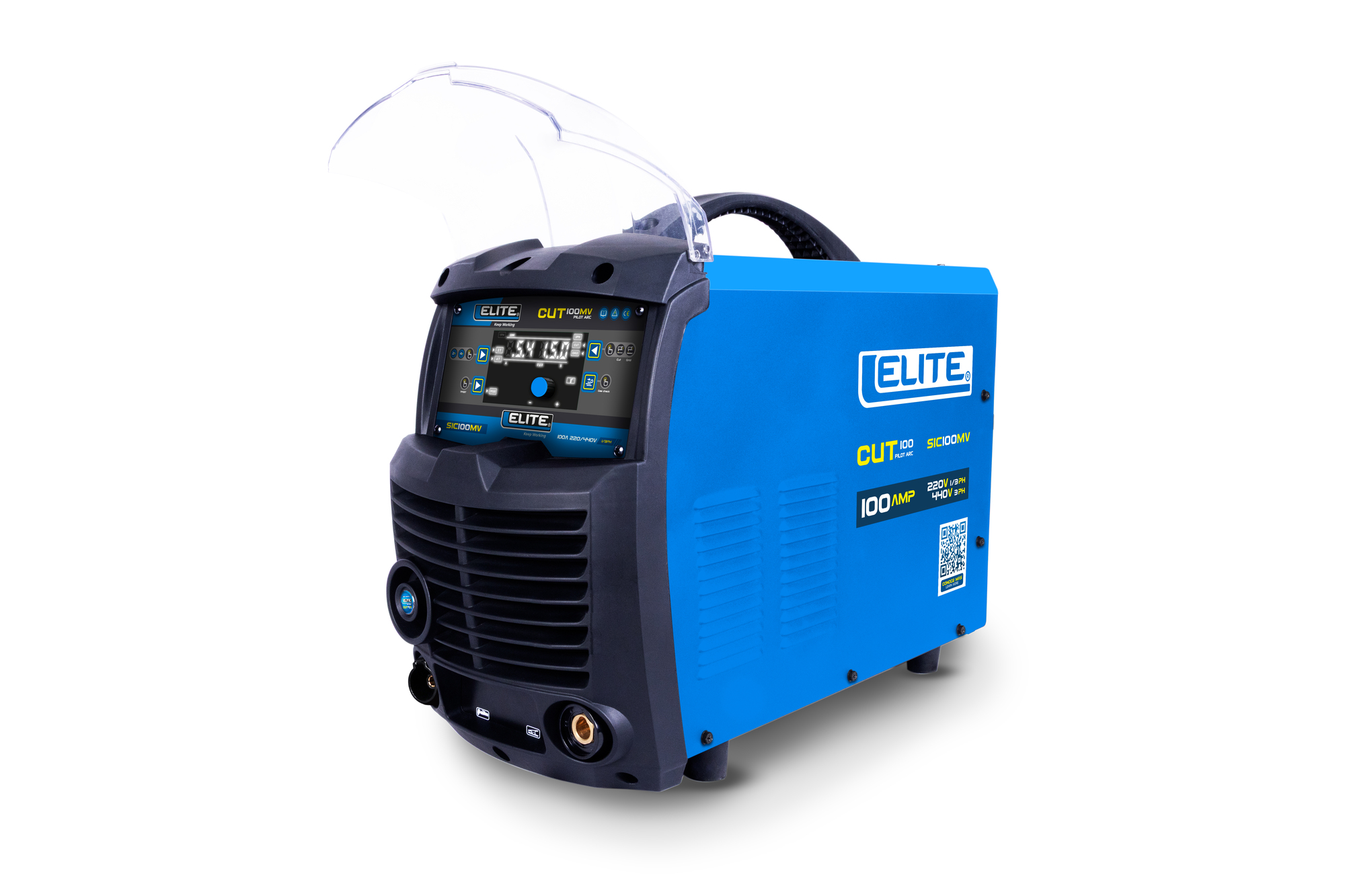 CORTADOR DE PLASMA ELITE CUT 100 PILOT ARC MV SIC100MV - 100A MULTIVOLTAJE 220/440V 1/3PH COMPATIBLE CNC